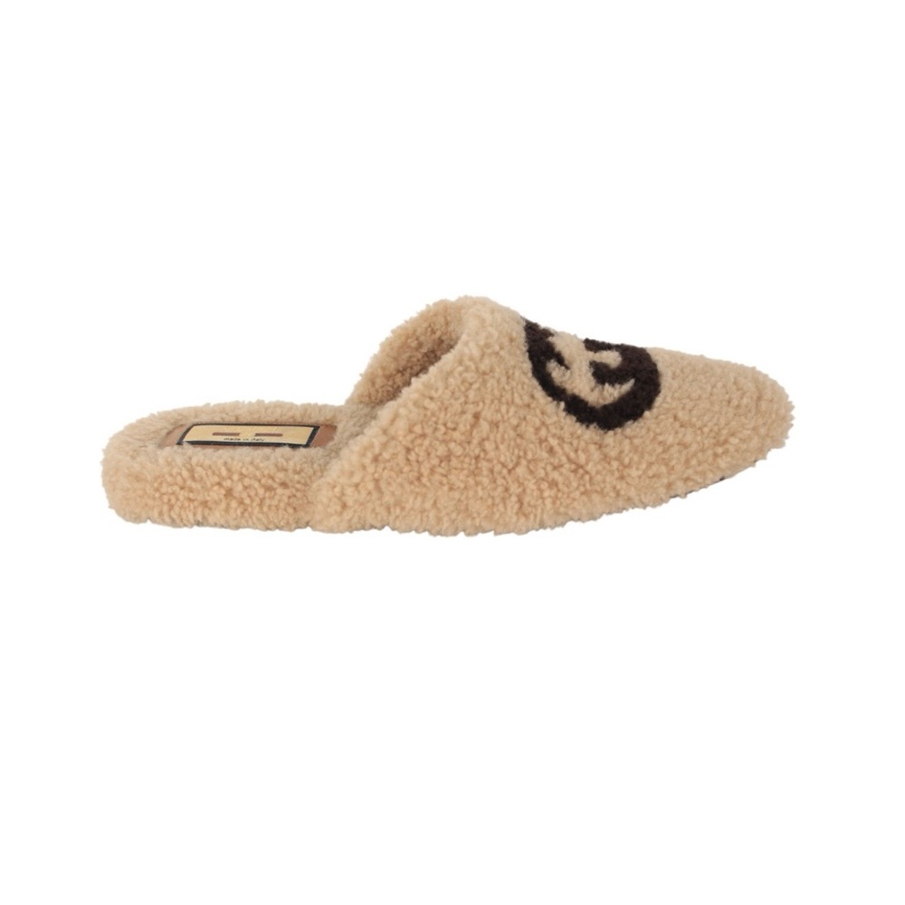 GG FAUX SHEARLING SLIPPER